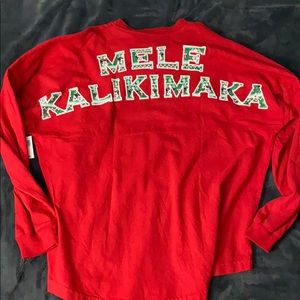 NWT Disney Aulani Mele Kalikimaka Spirit Jersey